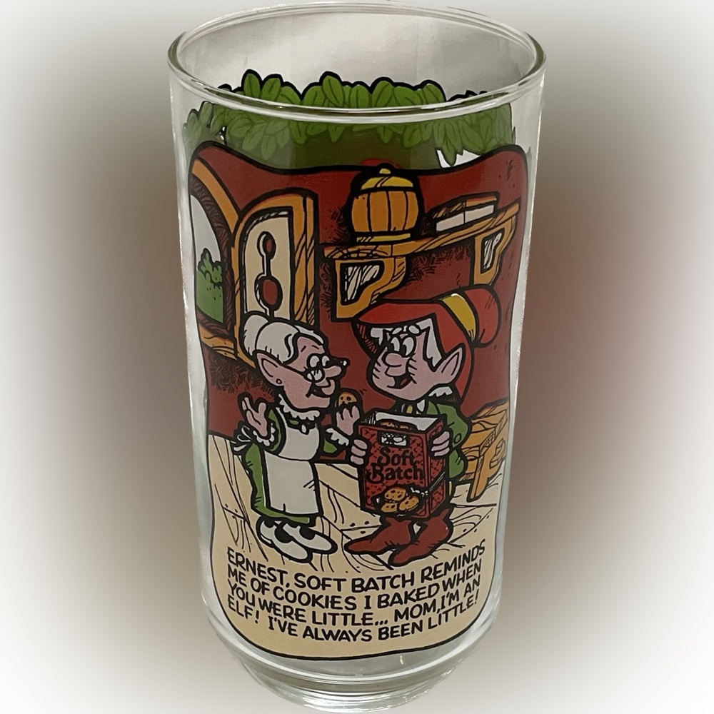 Keebler Elves Glass c1984